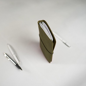 Vintage Luxury <b>Leather</b> <b>A5</b> <b>Notebook</b> <b>Cover</b> Case with Protection & Smell Proof Refillable Organizer for Work-LNBC-0104 - Product Image 3