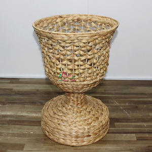 Artex Dong Thap Fábrica Trenzado Ratán Jarrón Vintage Rústico Decorativo Floreros para Casa de Campo Sala de estar y Boda Centros de Mesa - Product Image 1