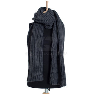 Écharpe longue en tricot confortable pour l'hiver, 100% laine, tissu doux, conçue pour une utilisation toute la journée, en intérieur, en extérieur et en voyage - Product Image 2