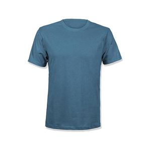 เสื้อยืดลำลองผู้ชาย ผ้าฝ้าย 100% พิมพ์ลายดิจิทัล ลายเรียบ ผ้าซาติน กันหด คอเหลี่ยม สไตล์ไฮสตรีท สำหรับฤดูร้อน - Product Image 2