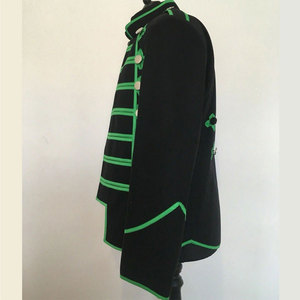 2026 Men’s Scottish Black Green Steampunk Emo <b>Punk</b> Goth Drummer TOP SELL <b>Jacket</b> Factory Wholesale OEM ODM - Product Image 2