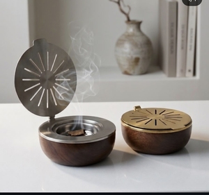 Brûleur à encens classique en bois Mubkhar, brûleur à encens décoratif arabe pour la combustion traditionnelle du bakhoor et de l'oud, parfum d'ambiance pour la maison - Product Image 4