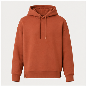 Sweat à capuche personnalisable pour homme en molleton de coton pelucheux, coupe carrée, longueur hanches, avec cordon de serrage ton sur ton et devant uni MHOOD-0043 - Product Image 1