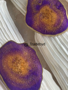 Elegante Anillo para Servilletas de Resina Hecho a Mano, Decoración de Mesa de Comedor de Lujo, Accesorios para Decoración de Mesa de Boda y Hotel por Tradebyd - Product Image 2