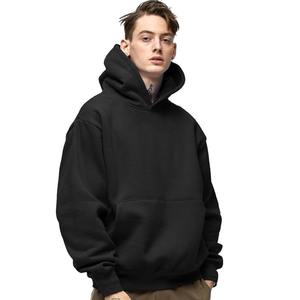 Men Full Zip Hoodie Heavyweight Cotton Blend Hooded Sweatshirt Casual Streetwear Gym Training Everyday Outerwear Jacket - Product Image 2