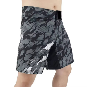 Shorts de combat personnalisés à étiquette privée, impression numérique, unisexe, pour adultes, shorts de combat MMA de haute qualité, séchage rapide, légers - Product Image 4