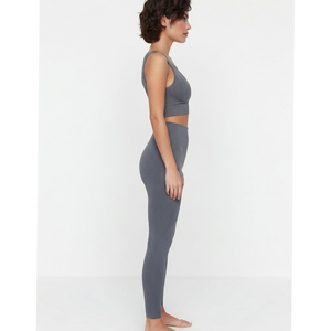 Ensemble de yoga pour hommes grande taille à séchage rapide, soutien-gorge de sport à bretelles croisées et leggings taille haute, ensemble 2 pièces pour fitness, course et activités sportives - Product Image 2