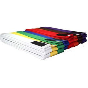 Cinturones de Artes Marciales Unisex al por Mayor con Logotipo Personalizado Bordado, para Taekwondo, Karate, Judo, Jiu Jitsu Brasileño (BJJ), para Adultos - Product Image 2