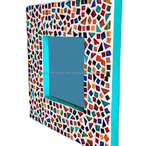 Handmade <b>Mosaic</b> Glass Wall <b>Mirror</b> for Wall Bathroom Hotel and Restaurants Wall Decoration From India - Product Image 1
