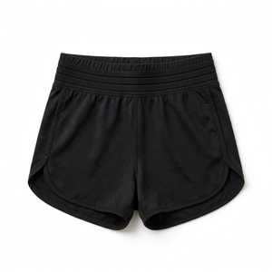 Shorts Deportivos Azules para Mujer, Corte Holgado, Cintura Elástica Media, Casuales, para Correr - Product Image 3