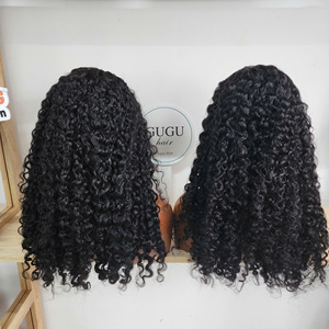 Peluca de Cabello Humano HD de 8-32 Pulgadas con Cierre de Encaje, Cabello Virgen Vietnamita Birmano de Alta Calidad, Estilo Rizado, Densidad 180%-250%, Gugu Hair - Product Image 1