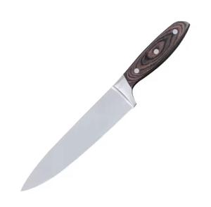Handmade High Polish Stainless Steel Chef <b>Knife</b> with Wooden Handle 1 Year Warranty - Product Image 3