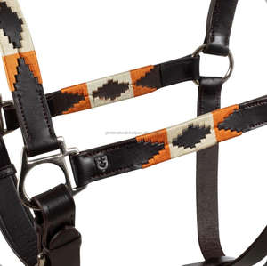 Harnais de polo en cuir véritable, solide et réglable, équipement équestre en cuir, style selle western personnalisé, harnais de polo durable pour chevaux - Product Image 6