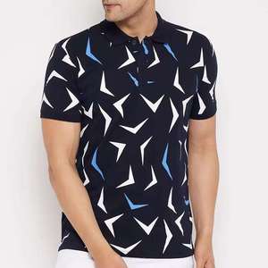 Camisetas Casuales de Excelente Calidad en Spandex/Poliéster Personalizadas con Logotipo Bordado en Jersey Sublimado, Talla Grande, Manga Corta - Product Image 1