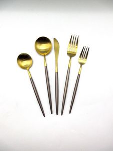 Juego de Cubiertos Dorados para Bodas en EE. UU., Alquiler para Restaurantes, Suministro al por Mayor, Exportación a Granel - Product Image 4