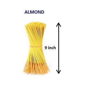 ธูปอัลมอนด์ธรรมชาติขายส่งราคาชั้นนํากล่องบรรจุภัณฑ์ธูปธูปอินเดีย (เหลือง) - Product Image 1