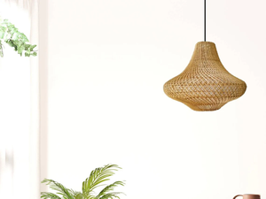 Premium Craftsmanship Bamboo Rattan Ceiling <b>Light</b> Artisan Hanging Lamp for Modern Living Spaces - Product Image 4