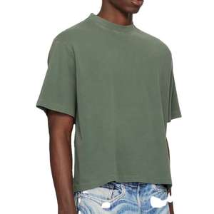 Nueva camiseta personalizada con logo impreso, de alta calidad, para hombre, 100% algodón, holgada, premium, informal. - Product Image 4