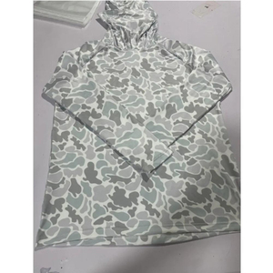 เสื้อฮู้ดดี้ลายพรางสำหรับตกปลา แขนยาว ป้องกันแสงแดด พร้อมหน้ากาก สำหรับผู้ชาย เสื้อผ้ากีฬากลางแจ้ง ขายส่ง OEM - Product Image 6