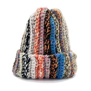 2026 Trendy Women Crochet Beanie Custom Logo Winter Jacquard Knit <b>Hat</b> Soft <b>Warm</b> Ladies Fashion Beanies OEM ODM - Product Image 5