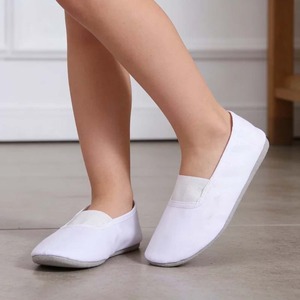 Chaussures de danse jazz pour adultes personnalisables en gros avec empeigne en maille, doublure en coton et semelle extérieure en cuir véritable - Product Image 4