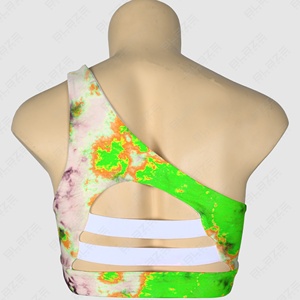 Paires de soutien-gorge de sport imprimé numérique antibactérien léger à séchage rapide personnalisé avec Leggings de yoga à taille élastique parfaitement - Product Image 3