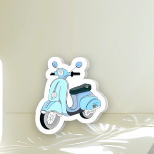Paleta de Acrílico Magnética Personalizada de Alta Calidad con Diseño de Scooter Azul, Mariposa, Corazón, Flor y Cuadrado para Artistas de Extensión de Pestañas - Product Image 1