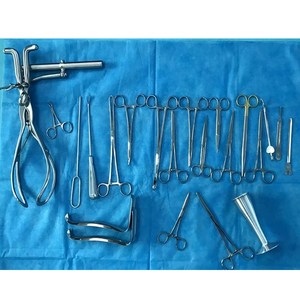 Juego de instrumentos quirúrgicos ginecológicos de grado básico alemán, 22 piezas, con caja - Product Image 3