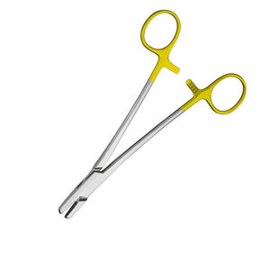 Portaagujas Quirúrgico Manual de Acero Inoxidable con Alambre TC Recto - Juego de Instrumentos - Product Image 5