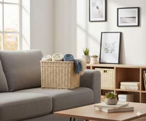 Cesta de Mimbre para Almacenamiento, Artesanía - Product Image 3