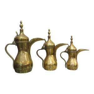 ชุดกาแฟอาหรับสแตนเลสสตีล ชุดน้ำชาตกแต่งหรูหรา ดีไซน์รักษ์โลก - Product Image 2