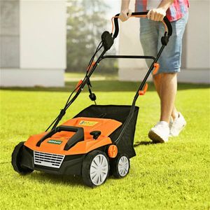Dethatcher Elettrico Semovente Industriale Arancione da 15 Pollici, Monocilindrico a 2 Tempi per Erba, con Sacco di Raccolta da 50L Incluso - Product Image 2