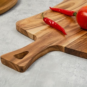 Premium Chopping Board with Ergonomic Handle Smooth <b>Knife</b> Safe Surface Ideal for Cutting Serving Display and Kitchen Use - Product Image 2