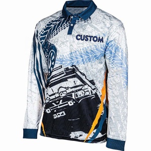 Custom Men’s Fishing Polo Shirts UV Protection Quick Dry Breathable Performance Wear - Product Image 5