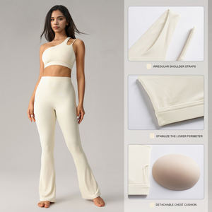 Conjunto Deportivo de Yoga para Mujer, Transpirable y Ligero, de Alta Calidad, con Top Deportivo y Leggings de Alta Elasticidad para Uso Diario en el Gimnasio y Yoga - Product Image 6