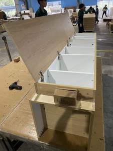 ตู้ครัวไม้แอชแท้ SANYANG ดีไซน์หรูหราทันสมัยอเนกประสงค์ สีน้ำตาลอ่อน - Product Image 4