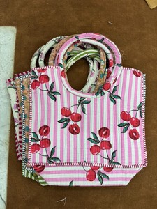 Handmade Jungle Safari Print <b>Bag</b> <b>Indian</b> Cotton Quilted Shoulder Tote <b>Bag</b> - Product Image 2