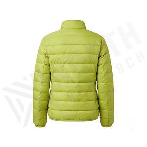 Hooded Quilted Waterproof <b>Bubble</b> Jacket Black Full Sleeve Winter Windproof Cotton Shell Knitted Fabric Polyester Filling Stand - Product Image 2