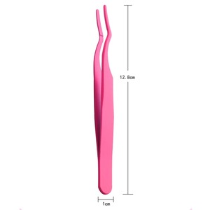 1 Pieza de Pinzas para Pestañas BAFA SURGICAL INSTRUMENTS BSI-ET-364, Aplicador de Pestañas y Cejas, Punta Recta, Acero Inoxidable, Duradero - Product Image 2