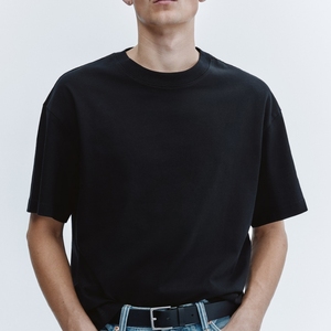 Camiseta de Verano de Alta Calidad de Fábrica, Cómoda, Talla Grande, Cuello Redondo, Patrón Geométrico, Manga Corta, 100% Algodón - Product Image 5