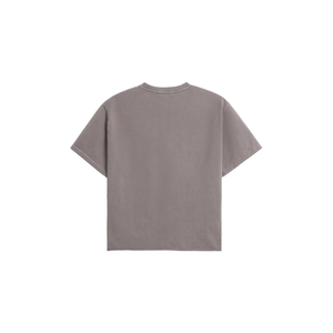 T-shirt décontracté pour homme en jersey 100% coton, couleur marron uni, col rond, style streetwear, coupe ample - Product Image 2