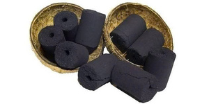Briquettes de charbon de bois de sciure de bois dur 100% naturelles, fabriquées à la machine, forme hexagonale, faible teneur en cendres, 3-5% de carbone fixe, 80-90%, 7000-8000 - Product Image 1