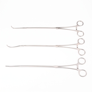 Pinces chirurgicales thoracoscopiques manuelles en acier inoxydable à double articulation, instruments de thoracoscopie pour interventions thoraciques mini-invasives - Product Image 2