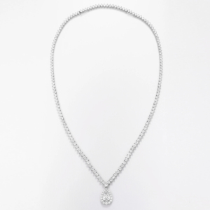 Collar de Tenis de Diamantes Cultivados en Laboratorio de Lujo, Brillante, Certificado, Ecológico, Joyería Fina - Product Image 1