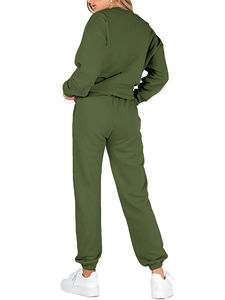 Conjunto de Dos Piezas para Mujer, Ropa Deportiva de Primavera, Conjuntos Personalizados con Logotipo, Trajes Deportivos para Mujer - Product Image 2