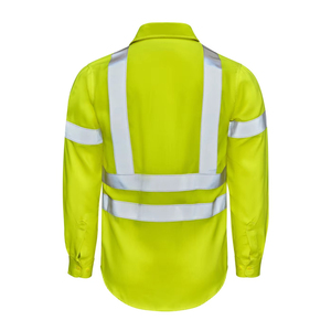 Camisa de Seguridad de Diseño, Ropa de Trabajo Reflectante Cómoda y de Alta Calidad con Logotipo Personalizado, Fabricación Directa de Fábrica - Product Image 4