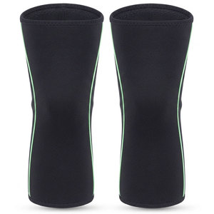 Genouillères en néoprène unisexe à rayures néon, design personnalisé, produit de haute qualité, best-seller, prix de gros, protection pour les genoux - Product Image 2