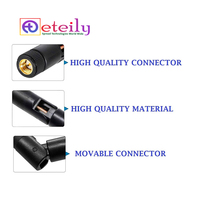 Antena de patilla de goma de alta resistencia 5G 6dBi con conector (M) y cuerpo móvil, modelo ETEILY ET-5G6WR-SMMO, fabricada en Madhya Pradesh