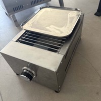 Barbecue portable en acier inoxydable au charbon de bois, idéal pour le camping, les pique-niques en plein air et les barbecues de jardin