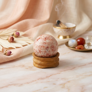 Esfera de Piedra Solar Rosa Natural, Bola de Cristal Tallada y Pulida para Decoración del Hogar Feng Shui, Regalo - Product Image 3